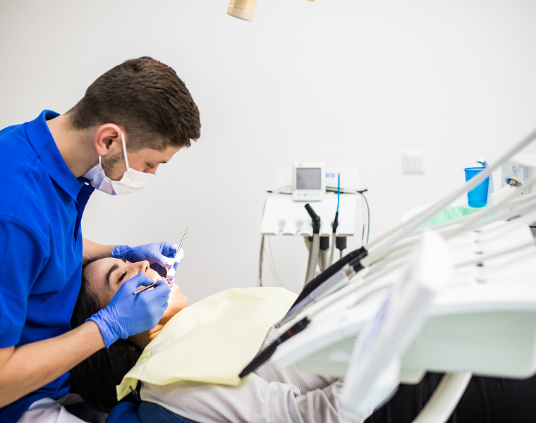 patient with dentist